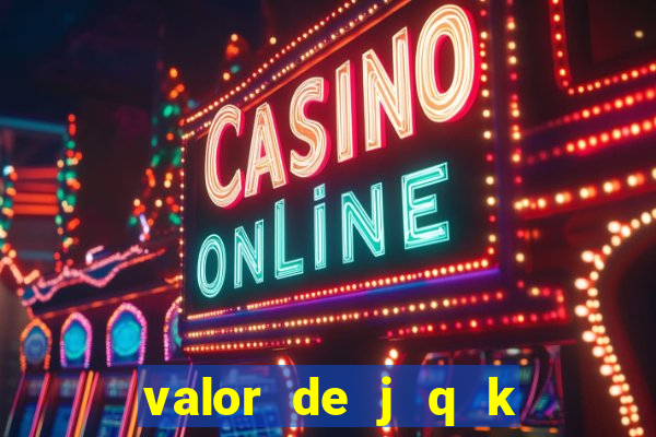 valor de j q k en blackjack